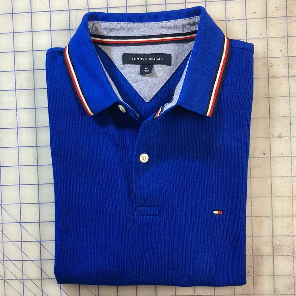 Royal Blue Tommy Hilfiger Athletic Stretch Polo
